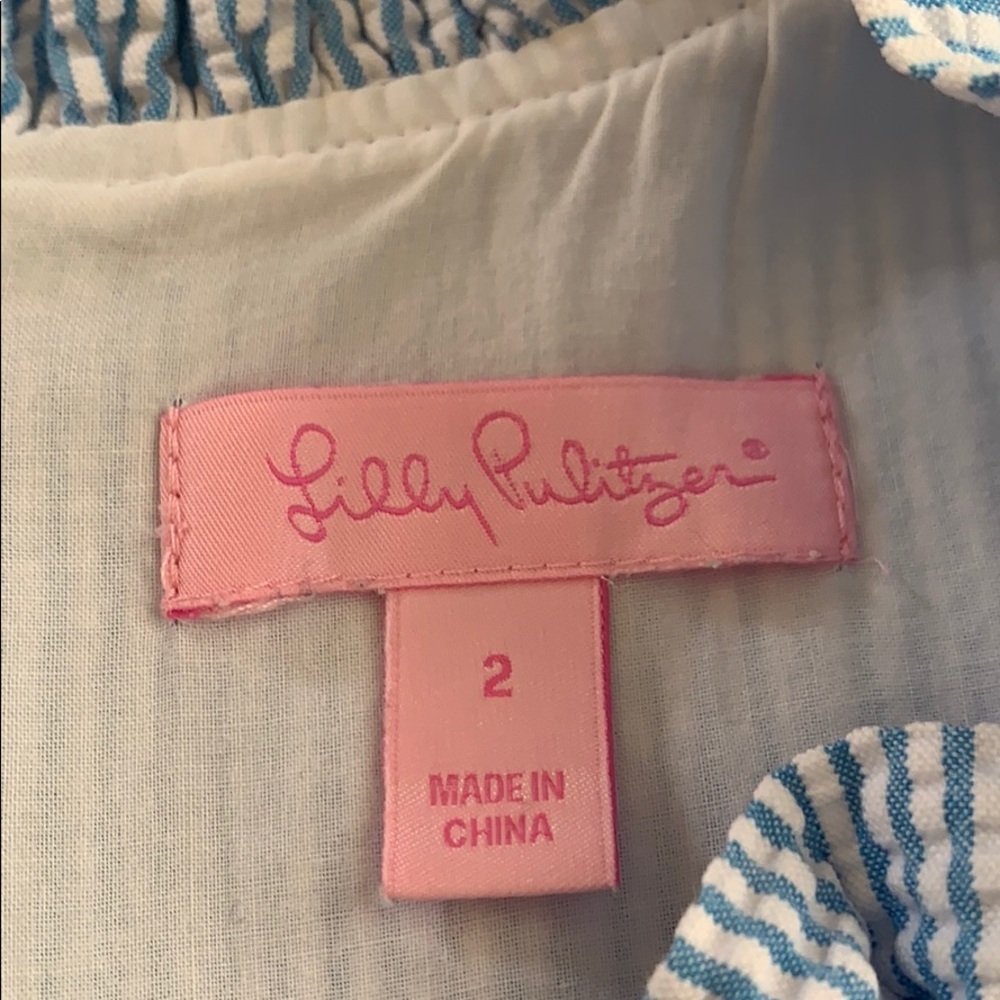 Lilly Pulitzer Adeline Seersucker Shift Dress - Picture 3 of 5